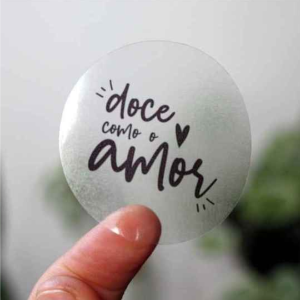 Adesivo Transparente em Vinil com Recorte Vinil Transparente  Colorido Brilho Recorte Eletrônico 